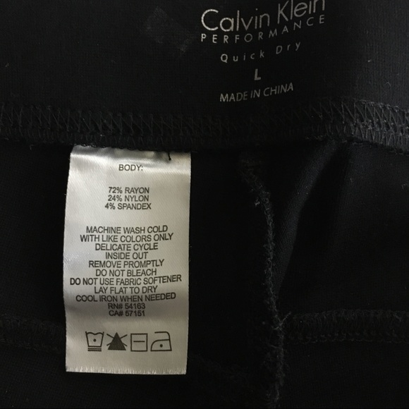Calvin Klein Performance Quick Dry Black Bootcut - Picture 8 of 8